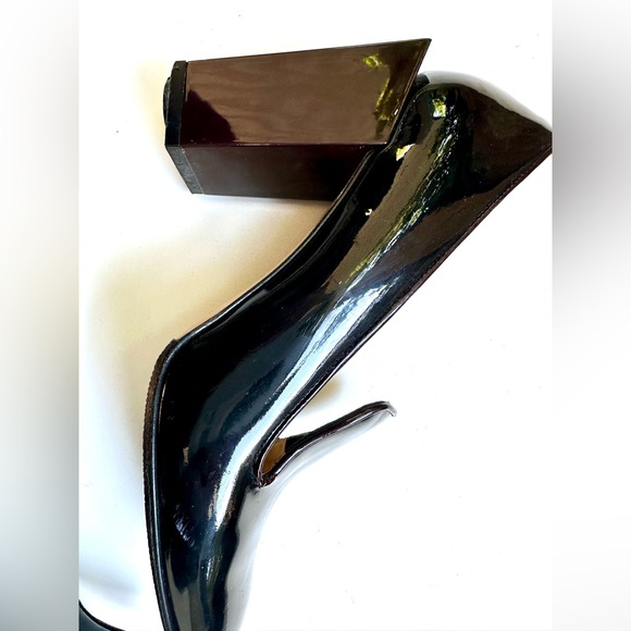 Carlo Pazolini Block Heel Patent Pomps, size 37.5, 7.5 - Picture 8 of 10